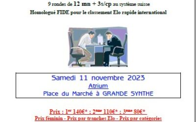 23ème Rapide de Grande Synthe –  11 novembre 2023