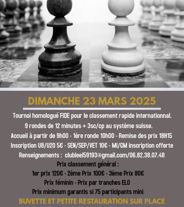 3e Rapide d’Erquinghem-Lys – 23 Mars 2025