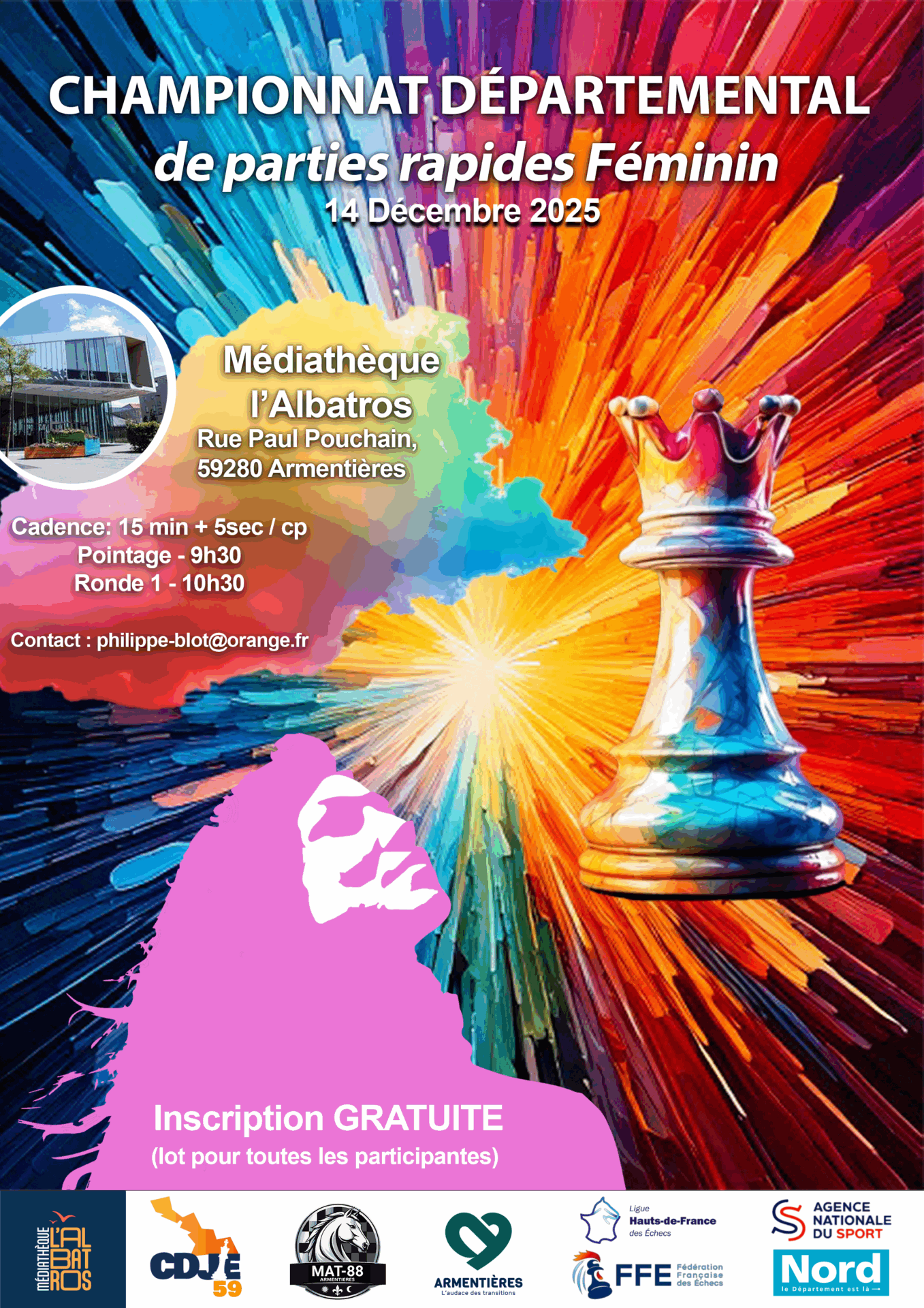 Affiche départemental féminin 2025