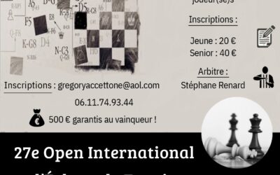 27e Open International de Fenain – 14 au 17 février 2026