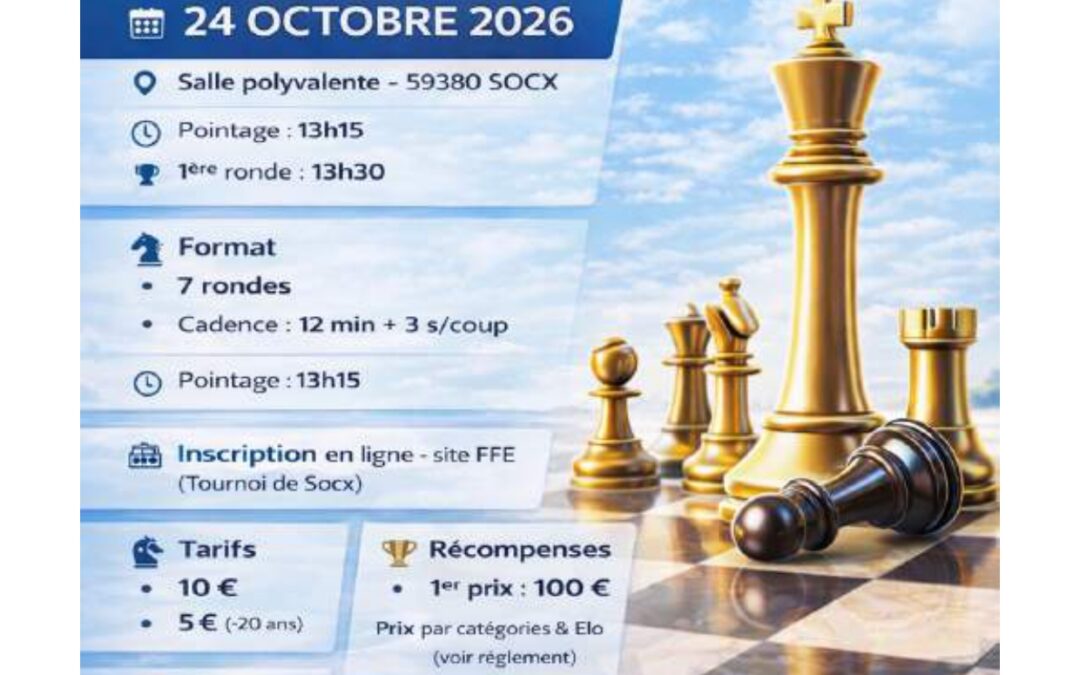 4e Rapide de Socx – 24 octobre 2026